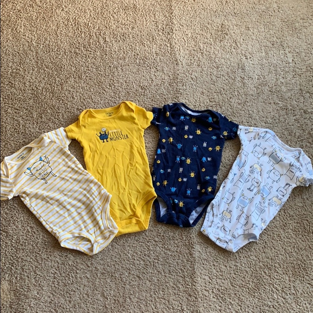 Carters 9 month baby boy onesies